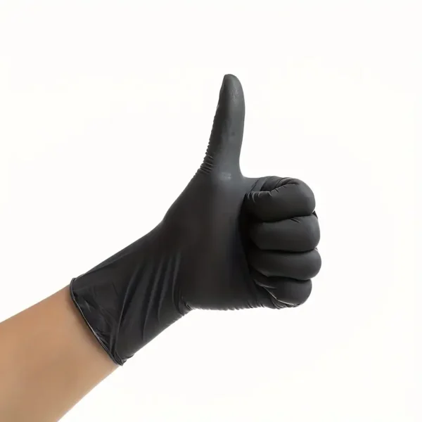 Black Disposable Nitrile Gloves - Image 4